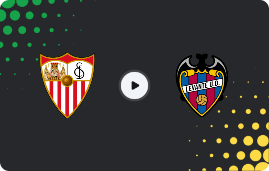 Where to watch Sevilla — Levante, La Liga, 04.01.2026