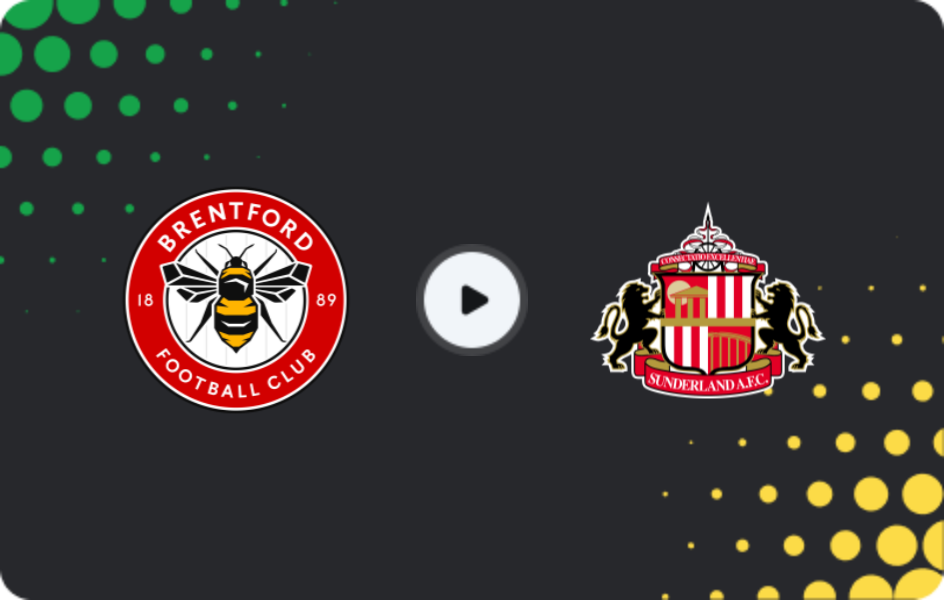 Where to watch Brentford — Sunderland, Premier League, 07.01.2026