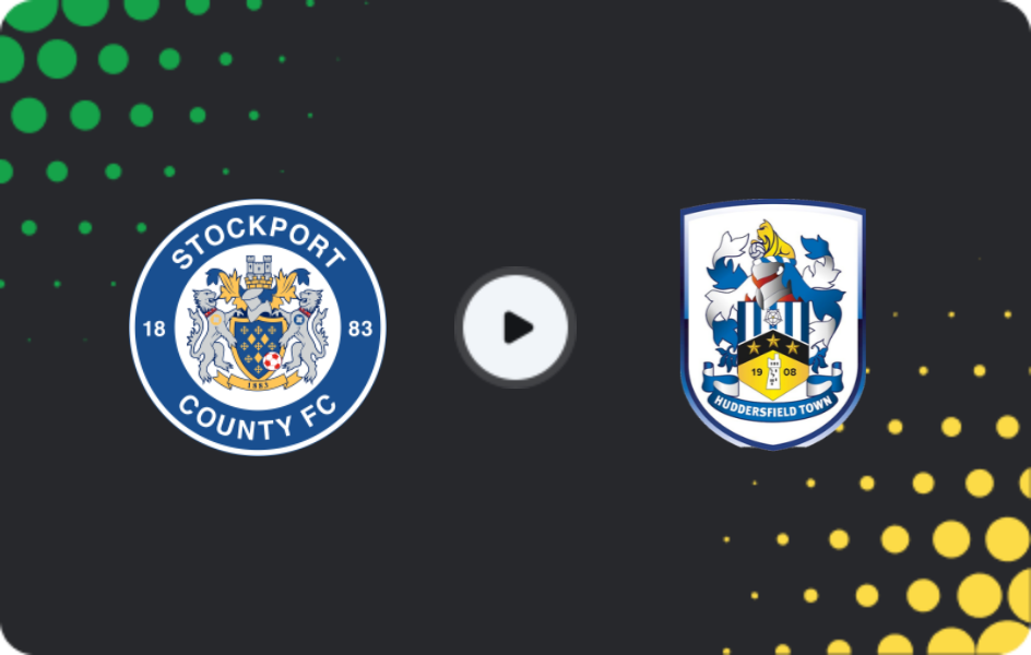 Where to watch Stockport County — Huddersfield, League One, 10.01.2026