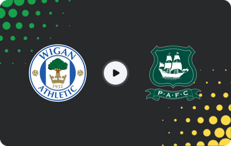 Where to watch Wigan — Plymouth Argyle, League One, 10.01.2026
