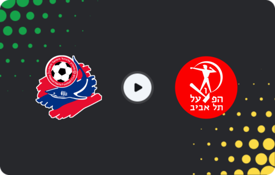 Where to watch Hapoel Haifa — Hapoel Tel Aviv, Ligat Ha'al, 10.01.2026