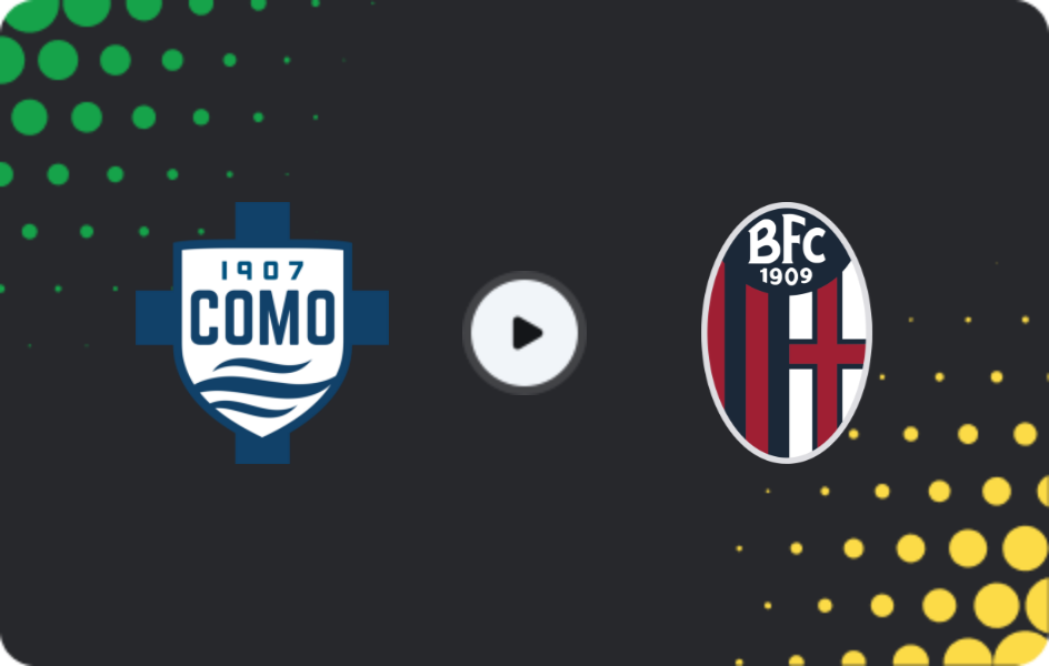 Where to watch Como — Bologna, Serie A, 10.01.2026