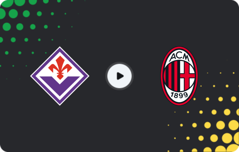 Where to watch Fiorentina — Milan, Serie A, 11.01.2026