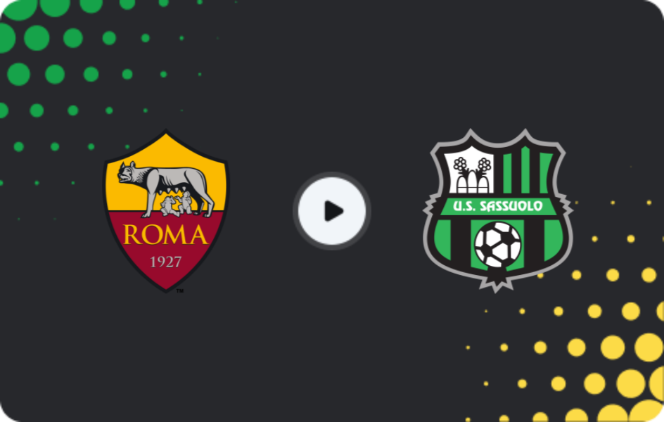 Where to watch Roma — Sassuolo, Serie A, 10.01.2026