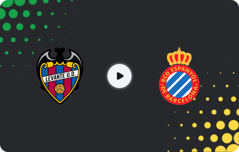 Where to watch Levante — Espanyol, La Liga, 11.01.2026