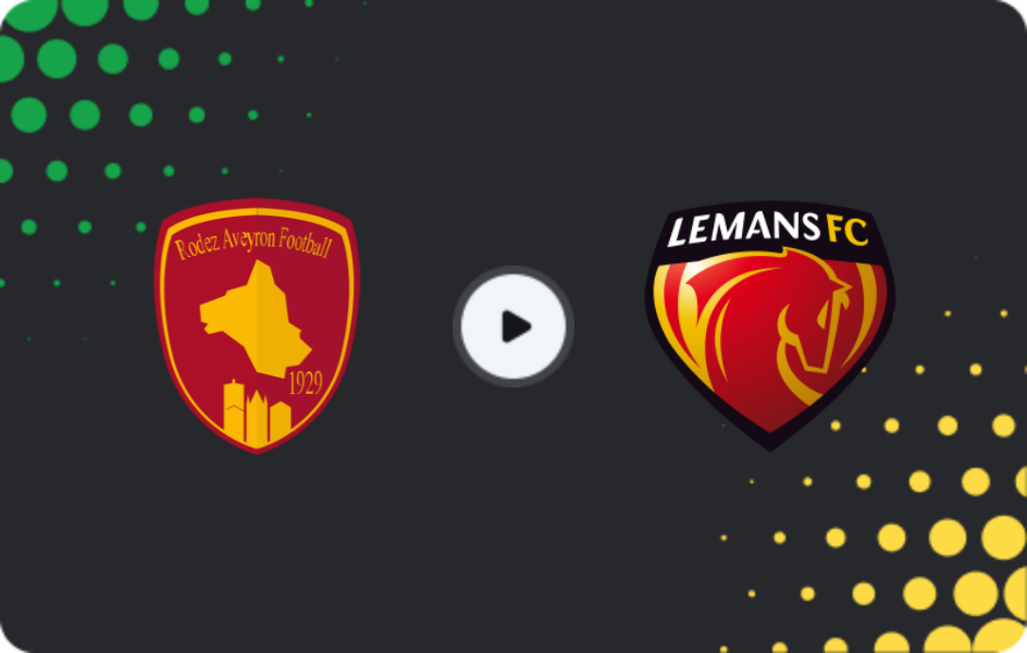 Where to watch Rodez — Le Mans, Ligue 2, 16.01.2026
