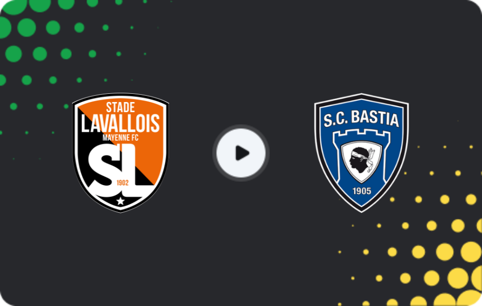Where to watch Laval — Bastia, Ligue 2, 16.01.2026