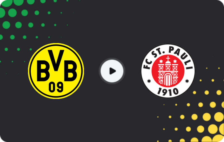 Where to watch Borussia Dortmund — St. Pauli, Bundesliga, 17.01.2026