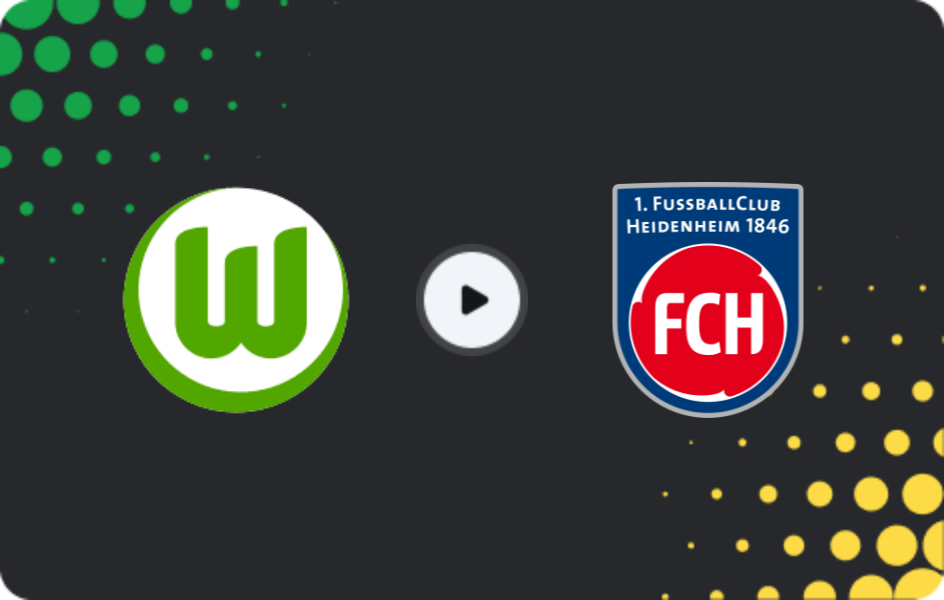Where to watch VfL Wolfsburg — Heidenheim, Bundesliga, 17.01.2026