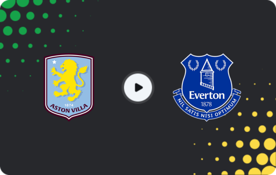 Where to watch Aston Villa — Everton, Premier League, 18.01.2026