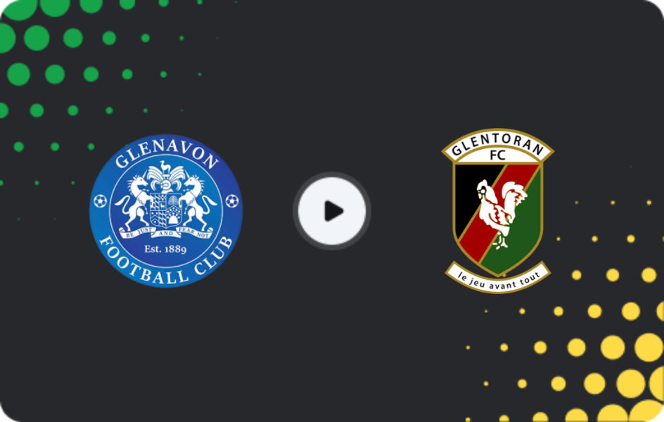 Where to watch Glenavon FC — Glentoran, Premiership, 17.01.2026