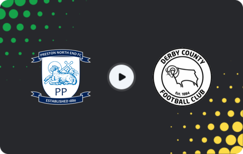 Where to watch Preston — Derby County, Championship, 17.01.2026