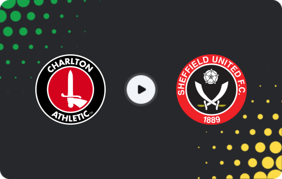 Where to watch Charlton Athletic — Sheffield United, Championship, 17.01.2026