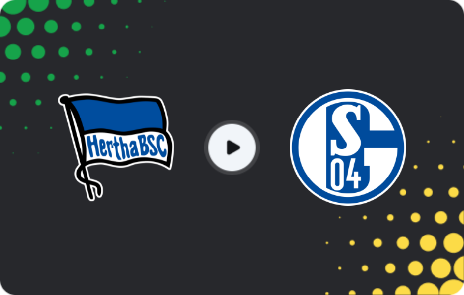 Where to watch Hertha — Schalke 04, 2. Bundesliga, 17.01.2026