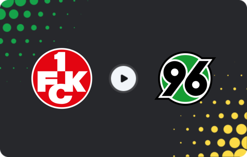 Where to watch Kaiserslautern — Hannover, 2. Bundesliga, 18.01.2026