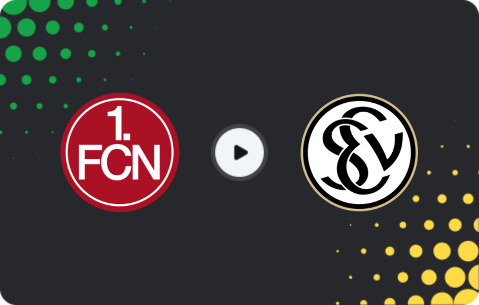 Where to watch Nürnberg — Elversberg, 2. Bundesliga, 17.01.2026
