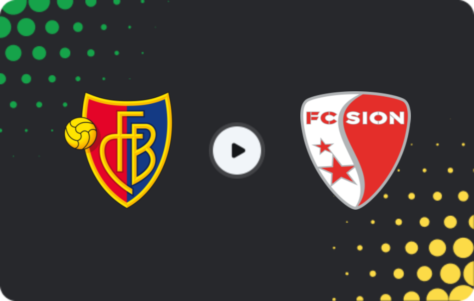 Where to watch Basel — Sion, Super League, 18.01.2026