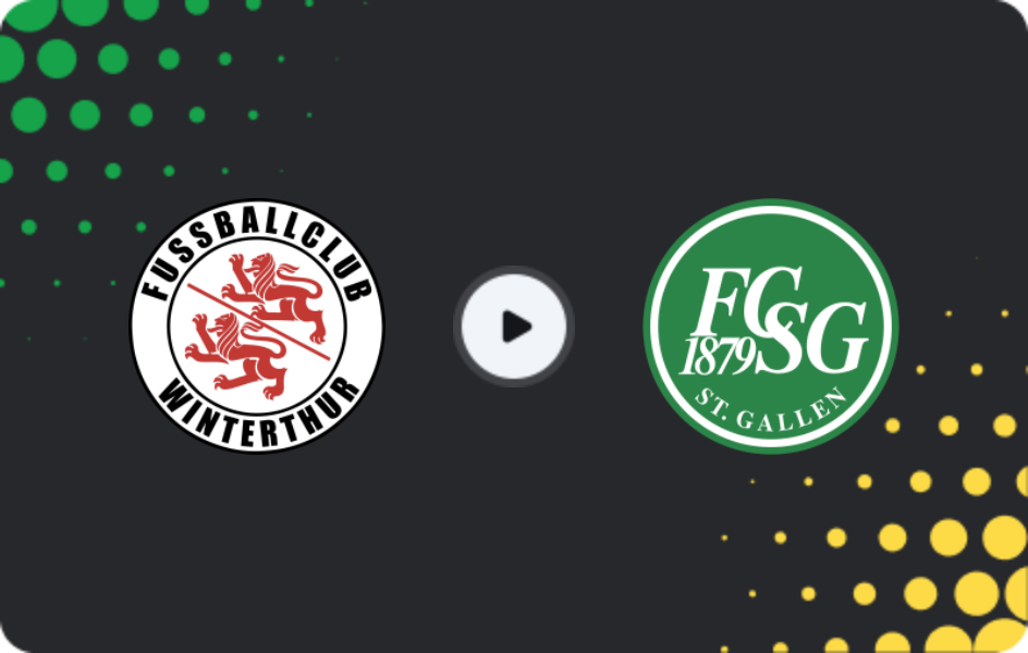 Where to watch Winterthur — St. Gallen, Super League, 17.01.2026