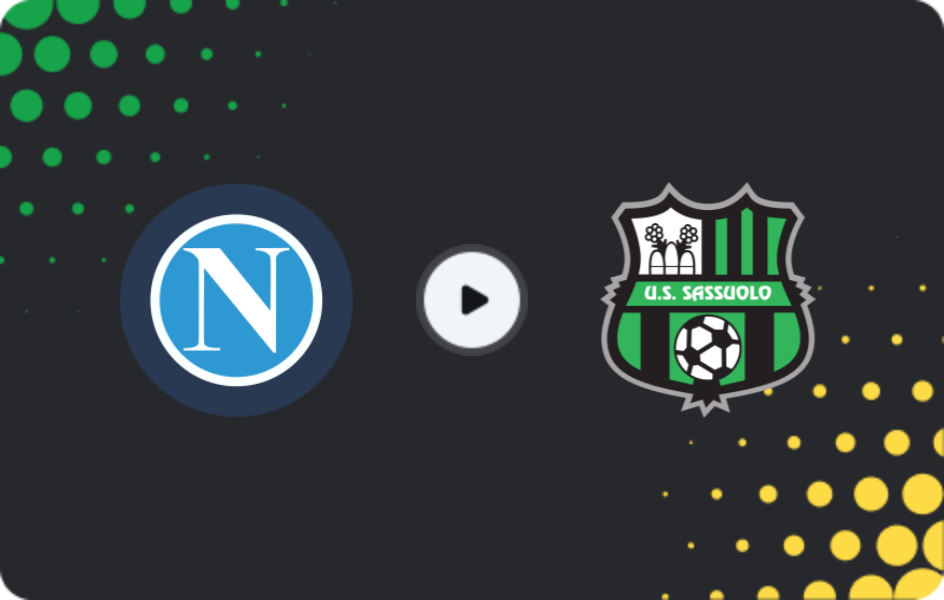 Where to watch Napoli — Sassuolo, Serie A, 17.01.2026
