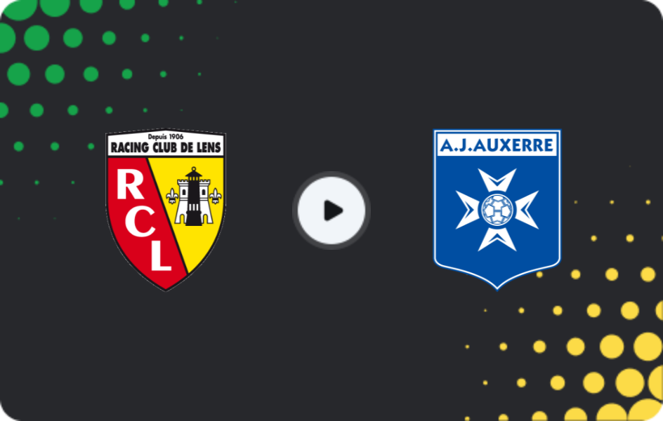 Where to watch Lens — Auxerre, Ligue 1, 17.01.2026