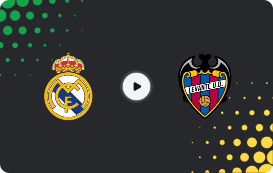 Where to watch Real Madrid — Levante, La Liga, 18.01.2026