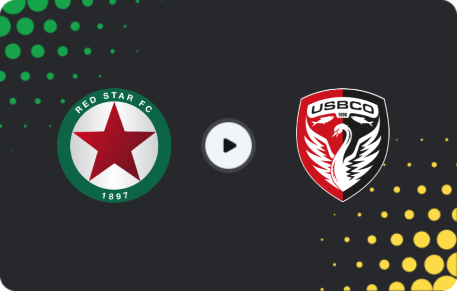 Where to watch Red Star — Boulogne, Ligue 2, 24.01.2026