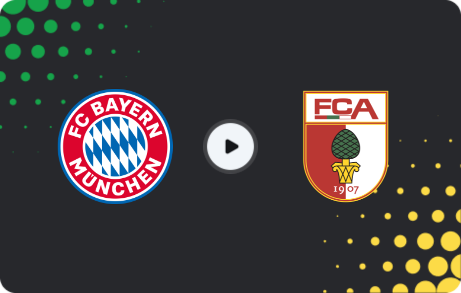 Where to watch Bayern — Augsburg, Bundesliga, 24.01.2026