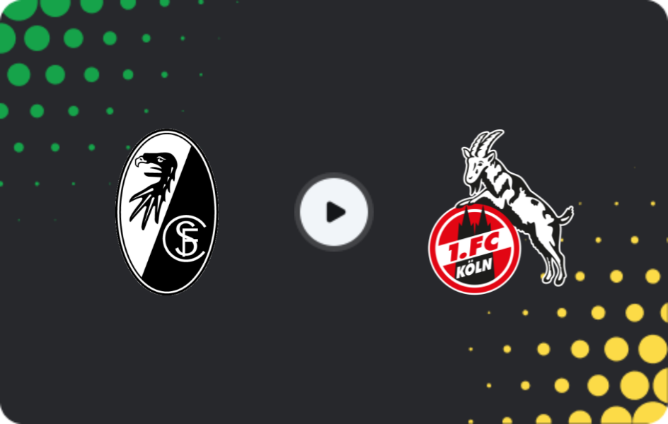 Where to watch Freiburg — 1.FC Köln, Bundesliga, 25.01.2026