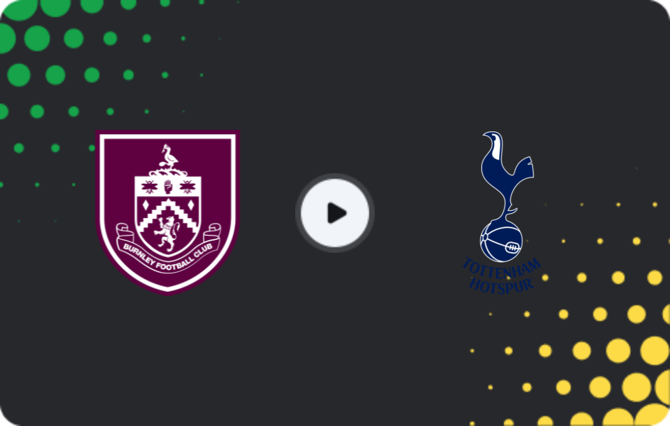 Where to watch Burnley — Tottenham, Premier League, 24.01.2026
