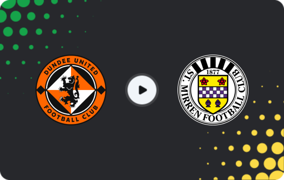 Where to watch Dundee United — St. Mirren, Premiership, 24.01.2026