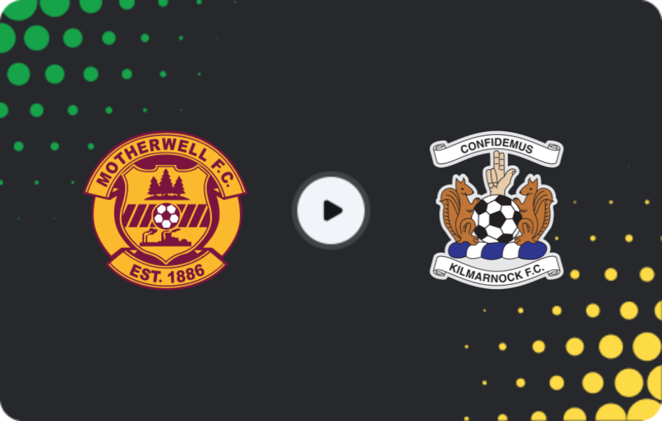 Where to watch Motherwell — Kilmarnock, Premiership, 24.01.2026