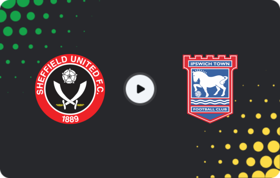 Where to watch Sheffield United — Ipswich Town, Championship, 24.01.2026