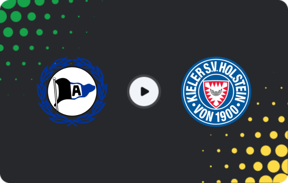 Where to watch Arminia Bielefeld — Holstein Kiel, 2. Bundesliga, 23.01.2026