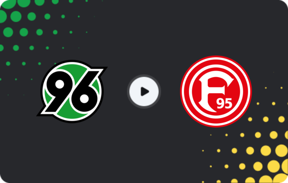 Where to watch Hannover — Fortuna Düsseldorf, 2. Bundesliga, 24.01.2026