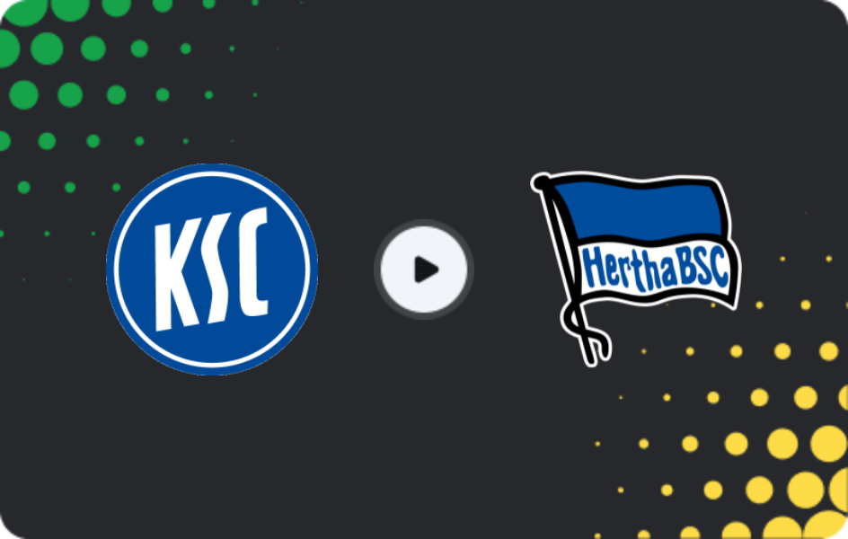 Where to watch Karlsruher — Hertha, 2. Bundesliga, 24.01.2026