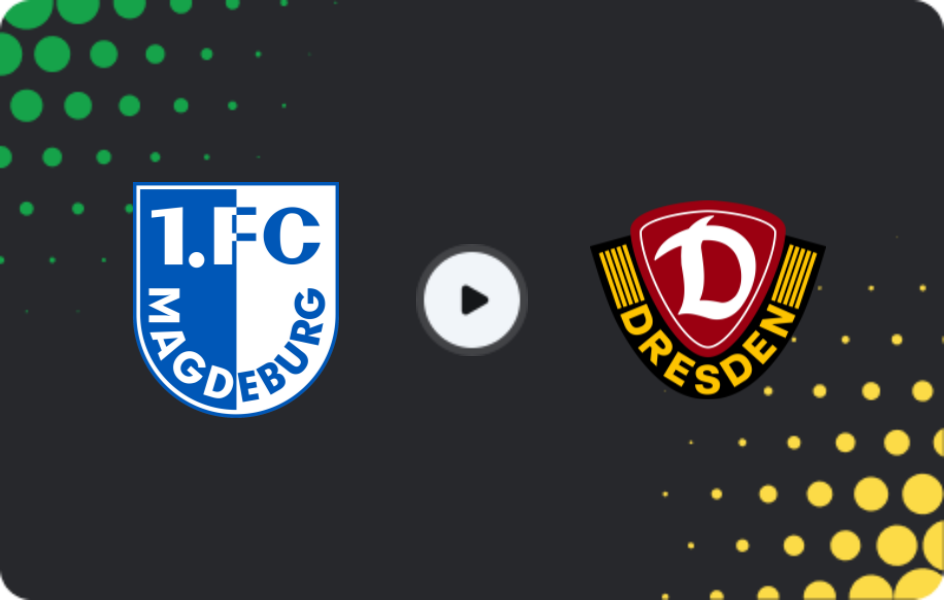 Where to watch Magdeburg — Dynamo Dresden, 2. Bundesliga, 24.01.2026