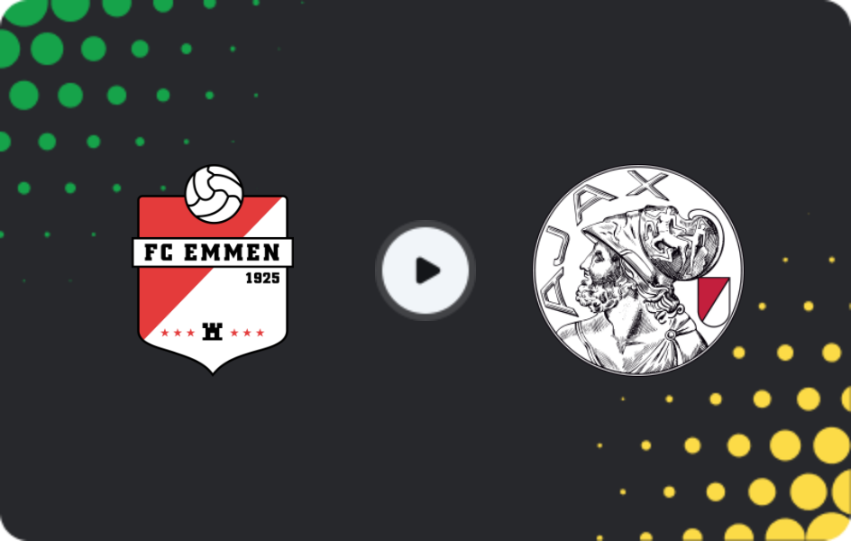 Where to watch Emmen — Jong Ajax, Eerste Divisie, 24.01.2026