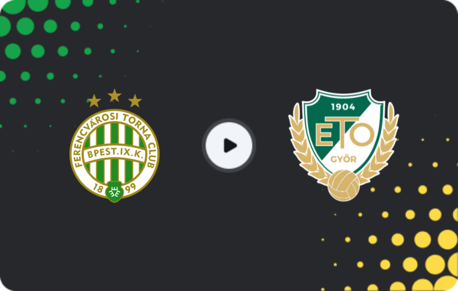 Where to watch Ferencvaros — Gyor, NB I, 24.01.2026