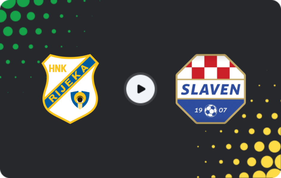 Where to watch HNK Rijeka — Slaven Belupo, HNL, 24.01.2026