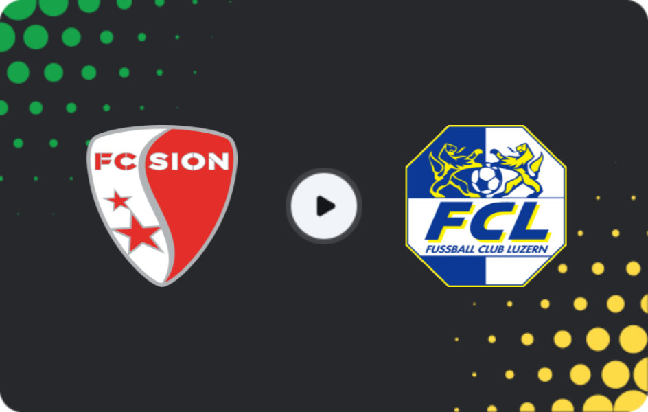 Where to watch Sion — Luzern, Super League, 24.01.2026