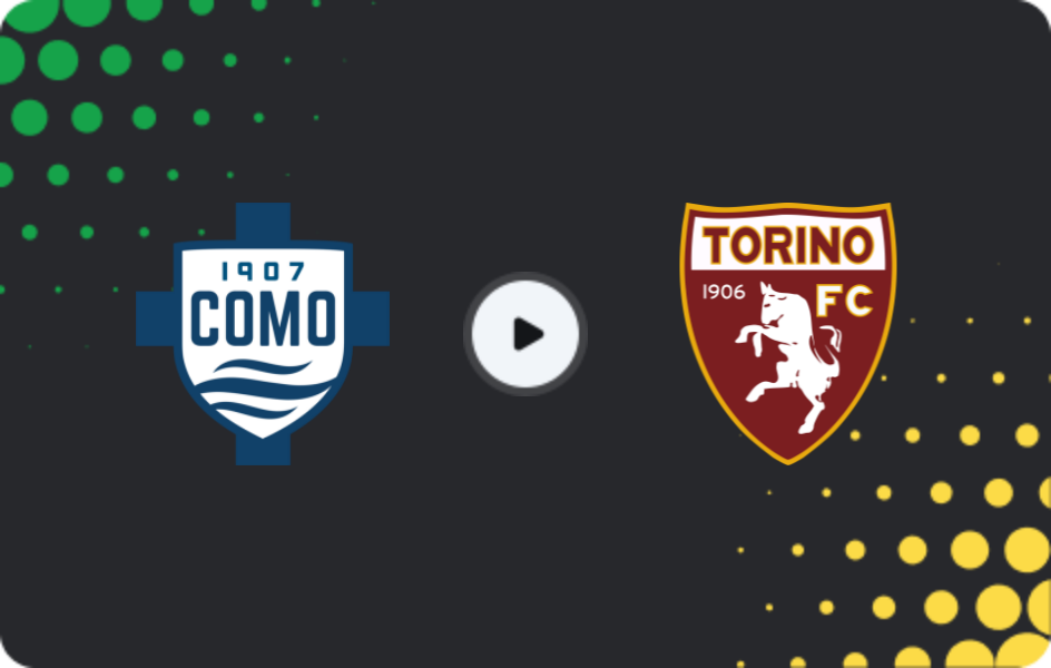 Where to watch Como — Torino, Serie A, 24.01.2026