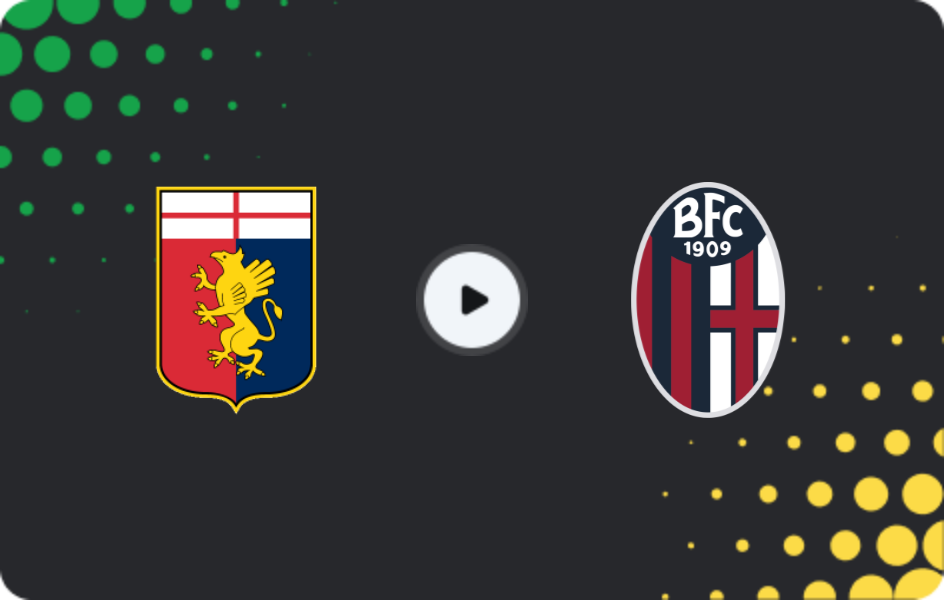 Where to watch Genoa — Bologna, Serie A, 25.01.2026