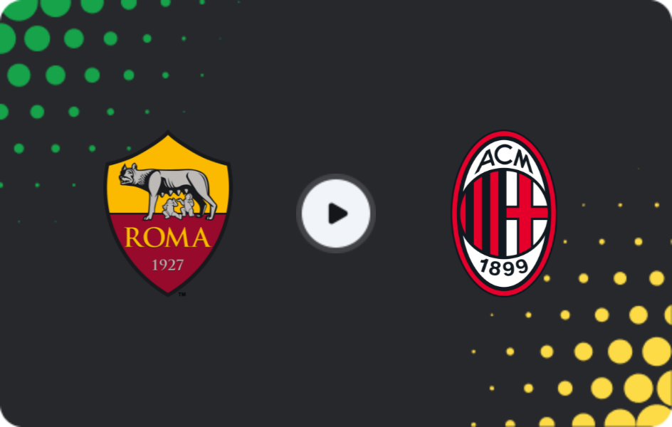 Where to watch Roma — Milan, Serie A, 25.01.2026