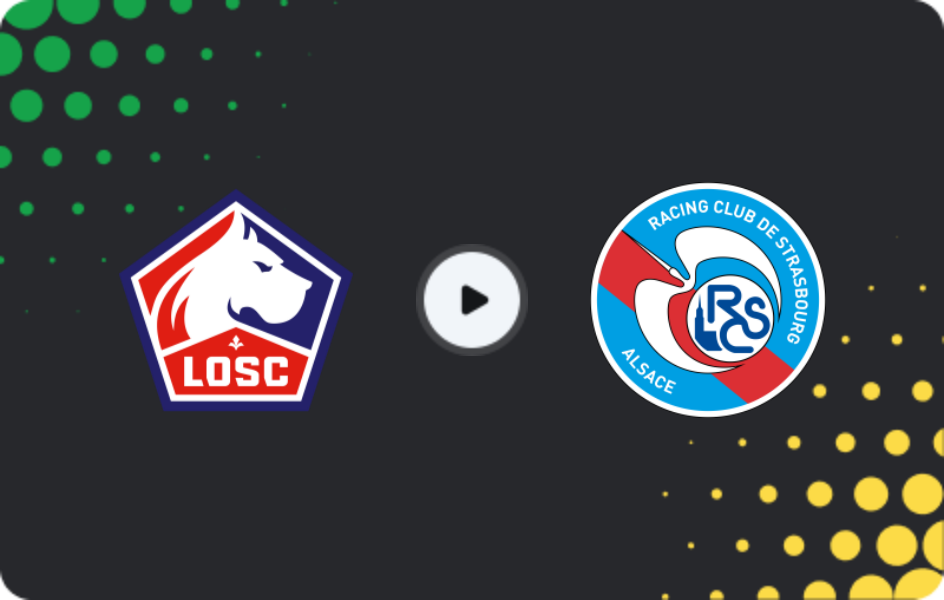 Where to watch Lille — Strasbourg, Ligue 1, 25.01.2026