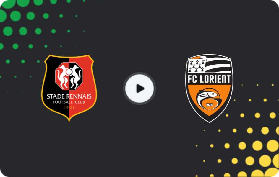 Where to watch Rennes — Lorient, Ligue 1, 24.01.2026