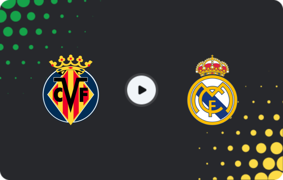 Where to watch Villarreal — Real Madrid, La Liga, 25.01.2026