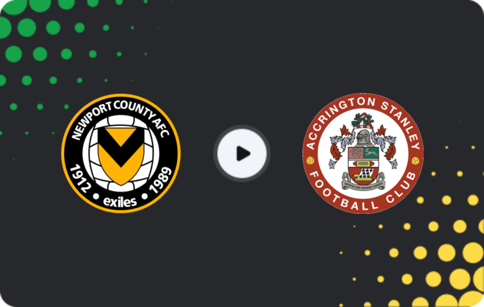 Where to watch Newport County — Accrington Stanley, League Two, 27.01.2026