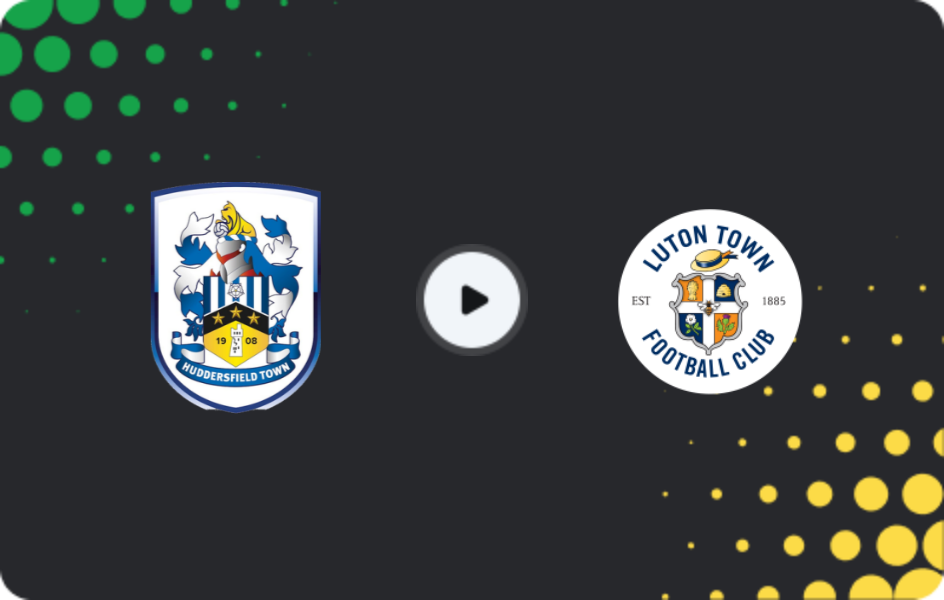 Where to watch Huddersfield — Luton Town, League One, 27.01.2026