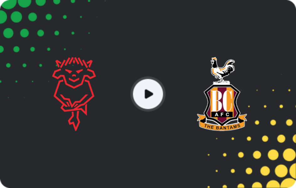Where to watch Lincoln City — Bradford City, League One, 27.01.2026