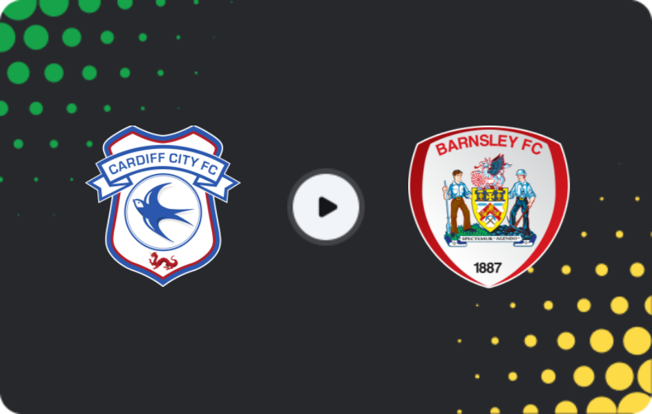 Where to watch Cardiff City — Barnsley, League One, 27.01.2026